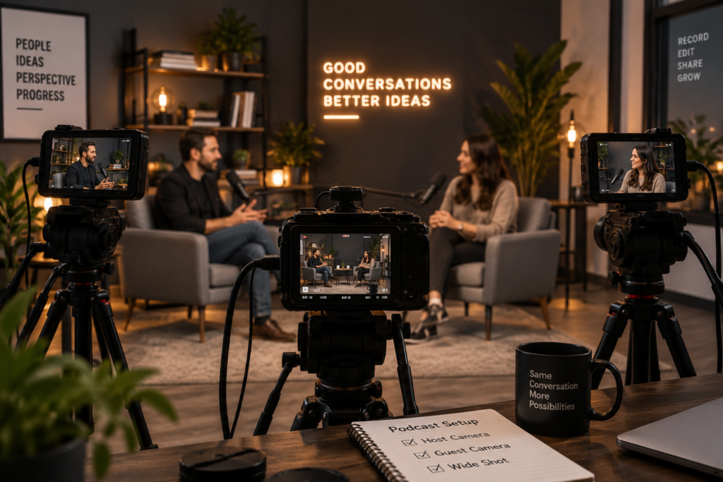 Do You Really Need Three Cameras for a Professional Podcast?