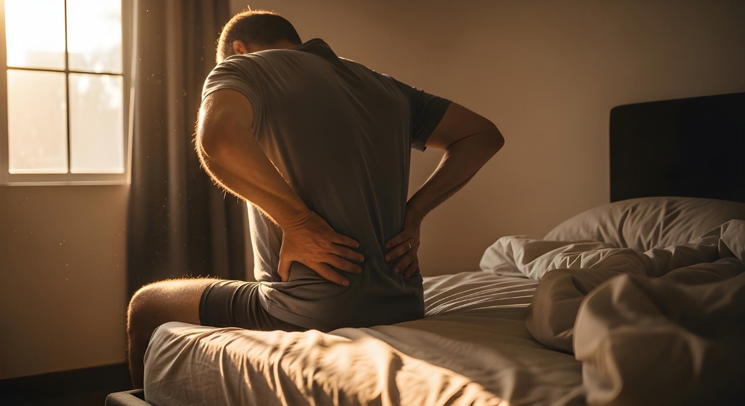 Morning back stiffness: Why herniated disc pain is often worse right after waking up
